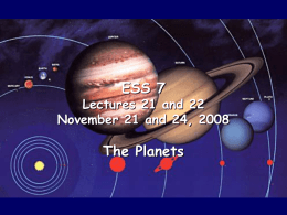 ESS 7 Planets - UCLA Institute for Geophysics and Planetary