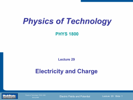 Lecture 29 - USU Department of Physics