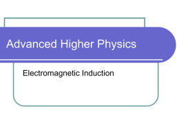 Advanced Higher Physics - stuckwithphysics.co.uk