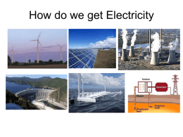 ho do we get electricity