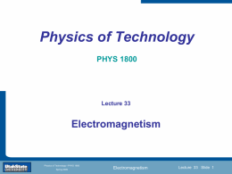 Lecture 33 - USU Department of Physics