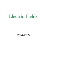 Electric Fields Ppt