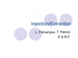 Injection/Extraction