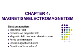 chapter 4: magnetism/electromagnetism