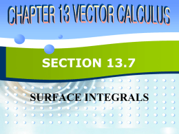 surface integral