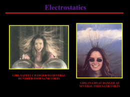 Electrostatic powerpoint