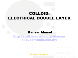 Electrical Double Layer