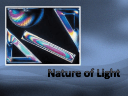 Nature of Lightx - LASER2011-2012
