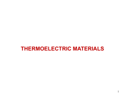irreversible thermoelectric effects