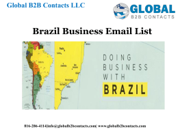 Brazil business Email List