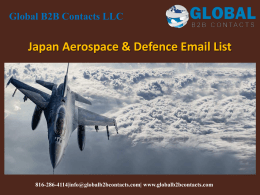 Israel Aerospace & Defence Email List