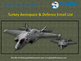 Turkey Aerospace & Defence Email List