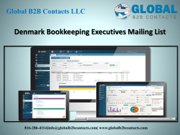 Denmark Bookkeeping Executives Mailing List