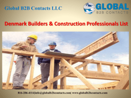 Denmark Builders & Construction Professionals List