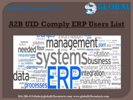 A2B UID Comply ERP Users List