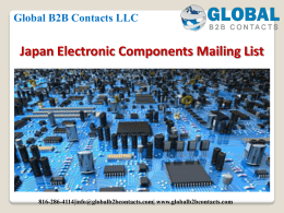 Japan Electronic Components Mailing List