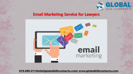 Email Marketing Service for Lawyers